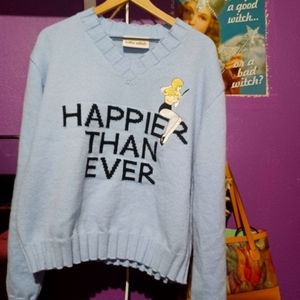 Cute light blue Billie Eilish sweater :)